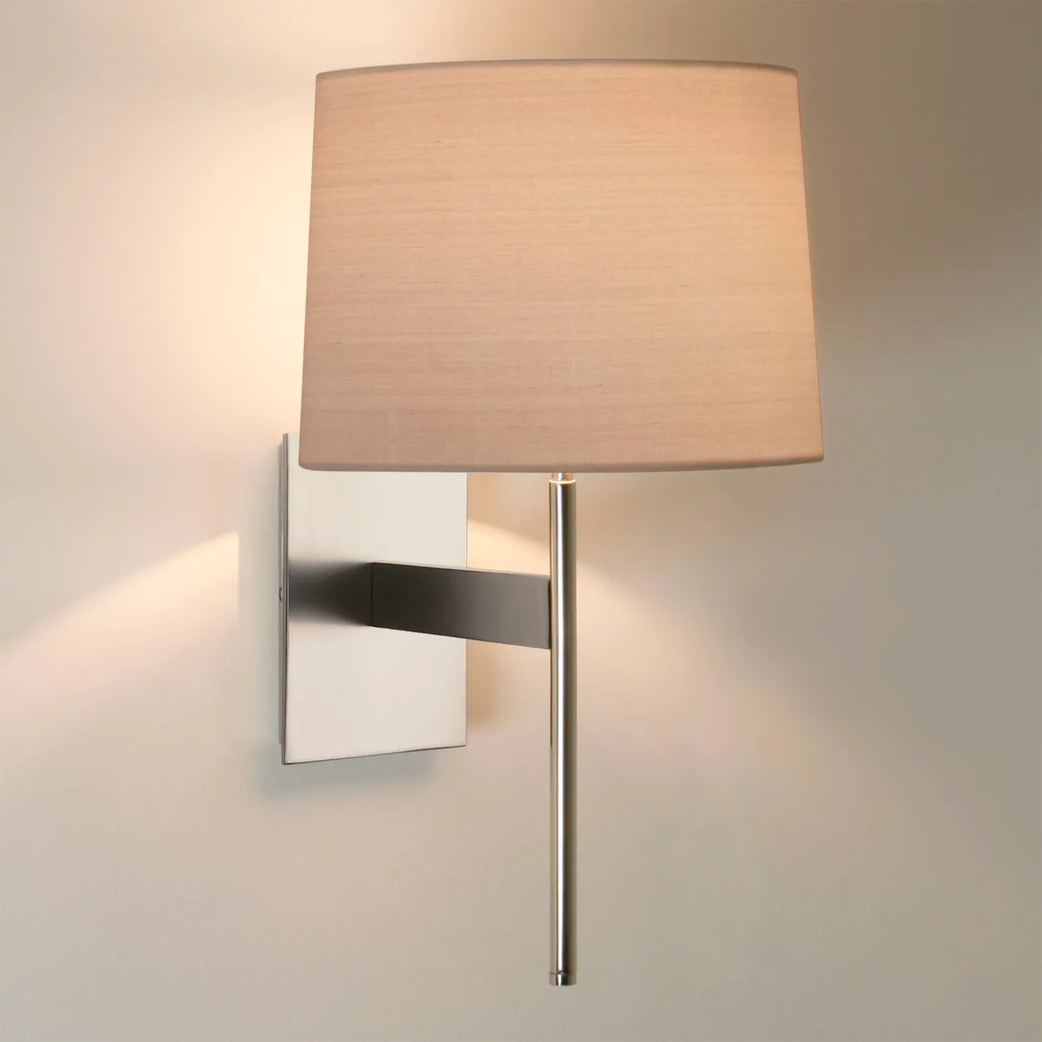 ​Astro San Marino Solo Wall Light – Matt Nickel | Minimalist Vertical Sconce