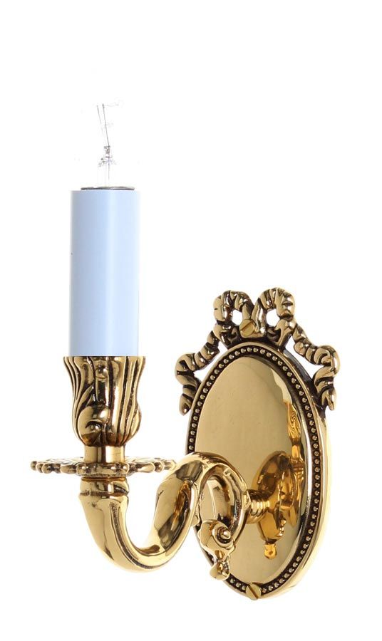 Impex Sandringham Solid Brass Single Wall Light – Prestige Brooklands Collection