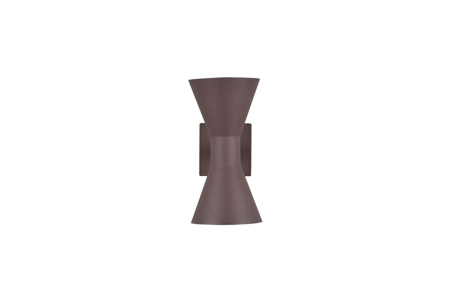 Ardas Outdoor Wall Light – Rust Brown Up/Down LED Luminaire