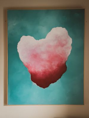 La nuvola Cuore. The heart cloud.