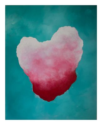 Studio sulla nuvola cuore ( BLU )