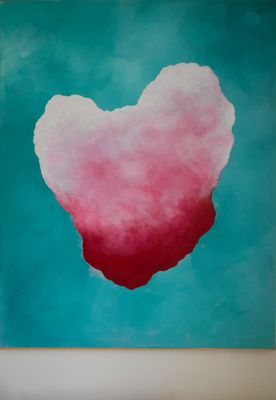 Studio sulla nuvola cuore ( BLU )