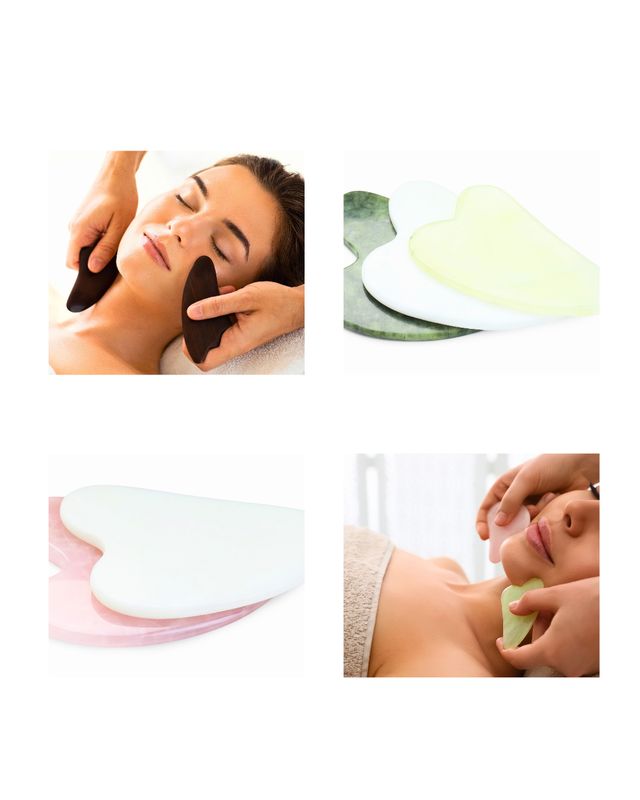GUA SHUA FACIAL MASSAGE TOOL OBSIDIAN GUA SHUA FACIAL MASSAGE TOOL OBSIDIAN