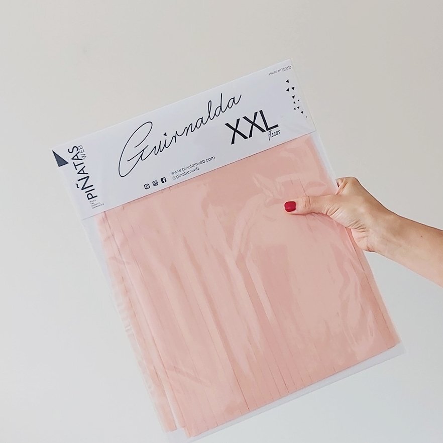 GUIRNALDA XXL ROSA CLARO EMPOLVADO