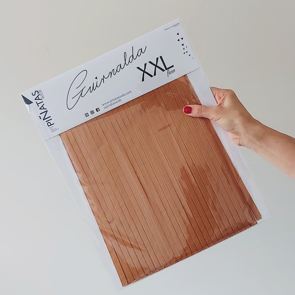 GUIRNALDA XXL COBRE METALIZADO