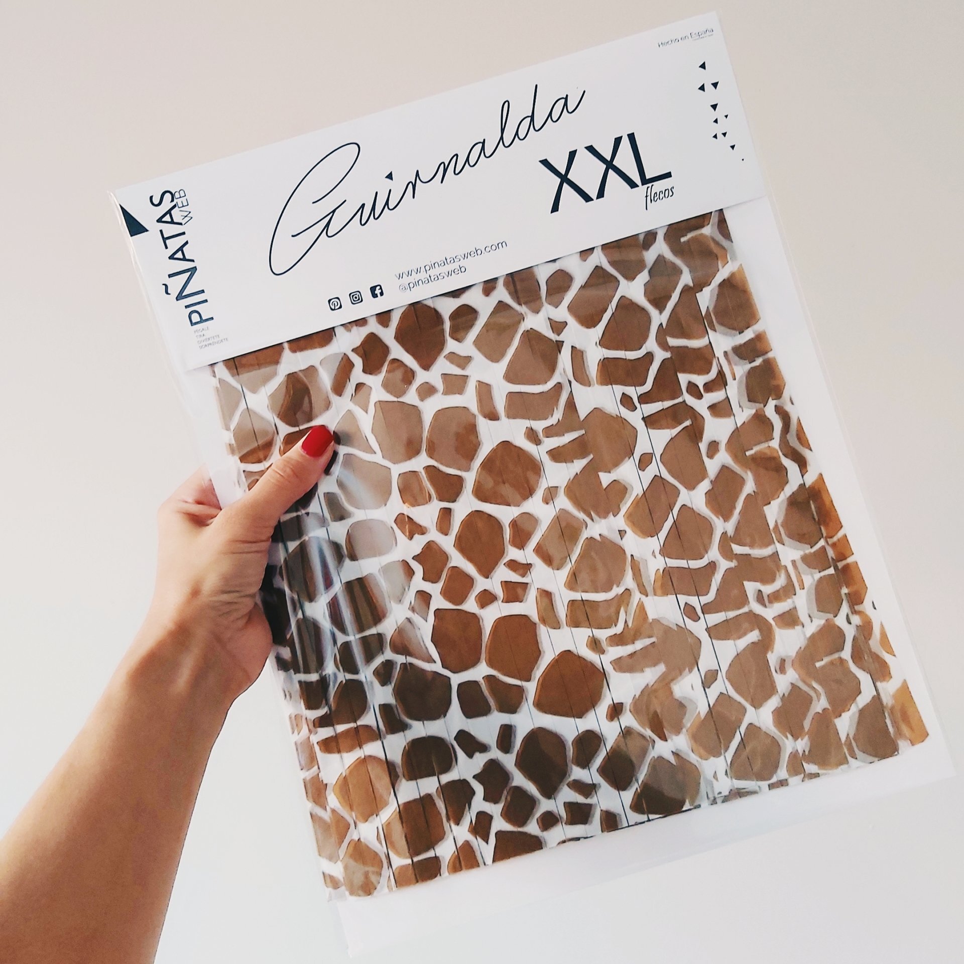 GUIRNALDA XXL JIRAFA TOFFEE