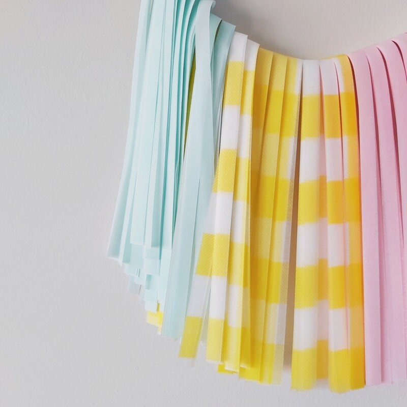 VICHY YELLOW MINT 35cm