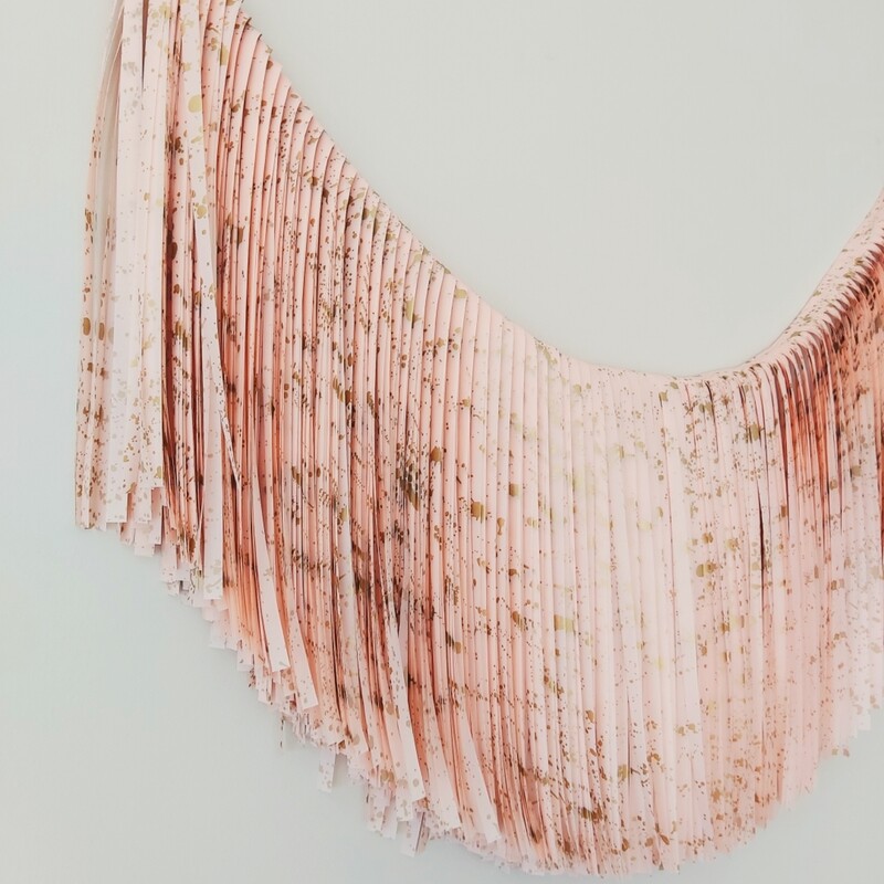 GUIRNALDA XXL ROSA SPLASH ORO