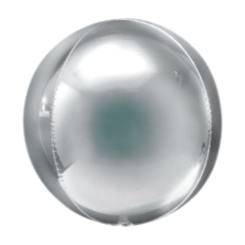 GLOBO BOLA PLATA 53CM