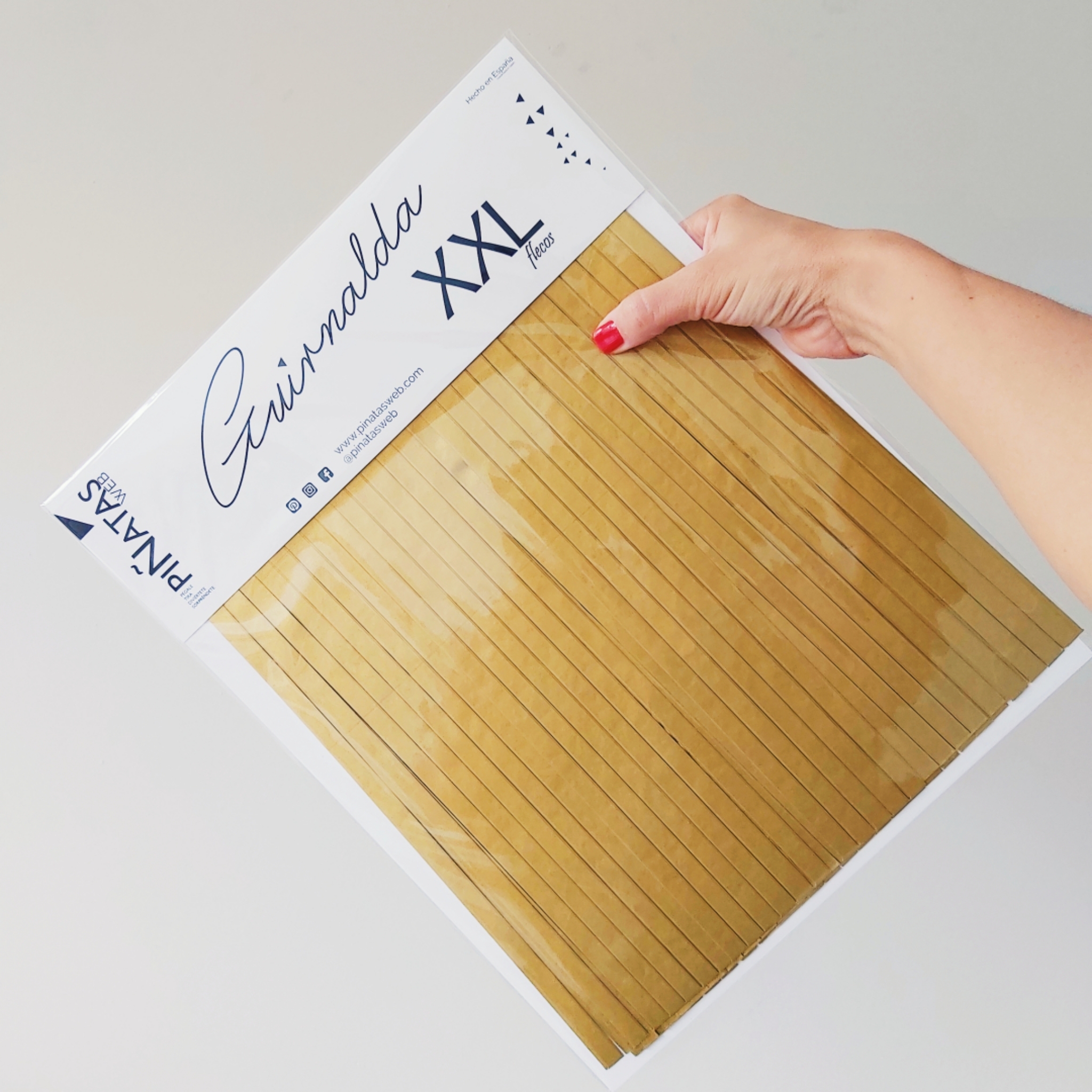 GUIRNALDA XXL ORO METALIZADO