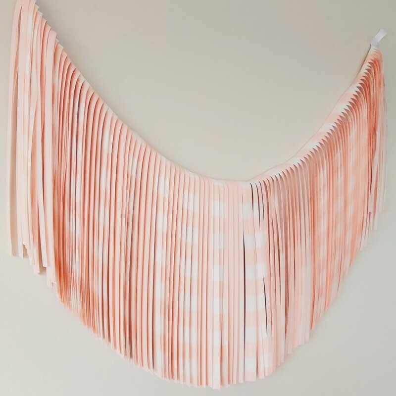 GUIRNALDA XXL VICHY ROSA BLANCO