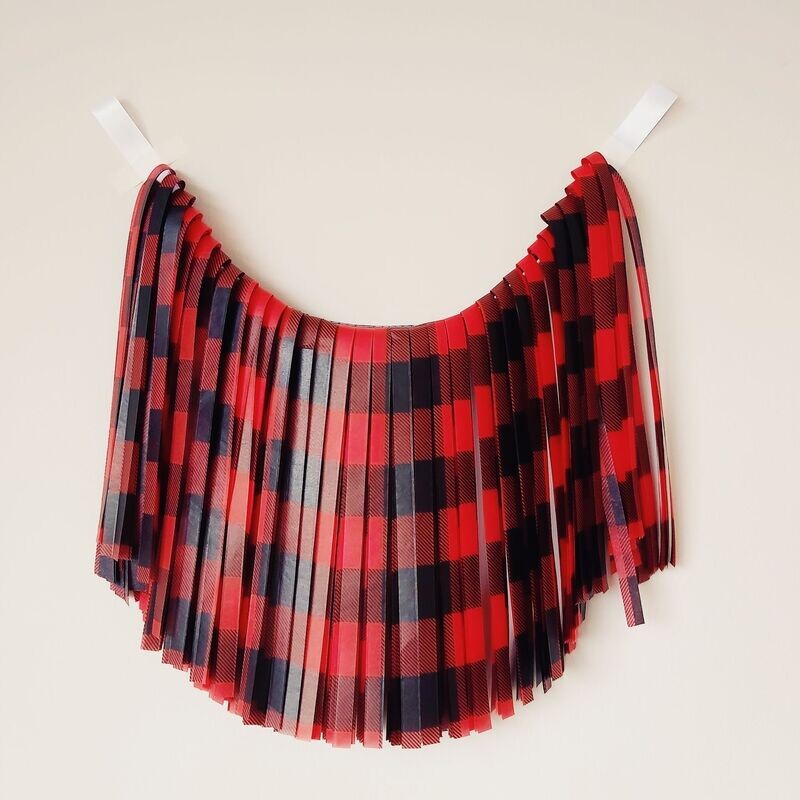 VICHY ROJO NEGRO 35cm