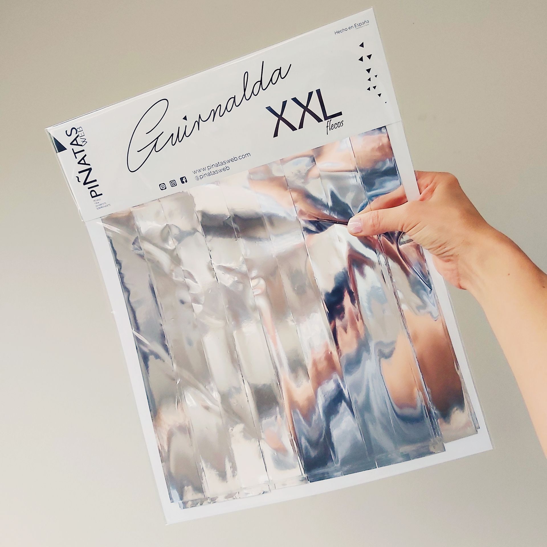 GUIRNALDA XXL FOIL PLATA/PLATA