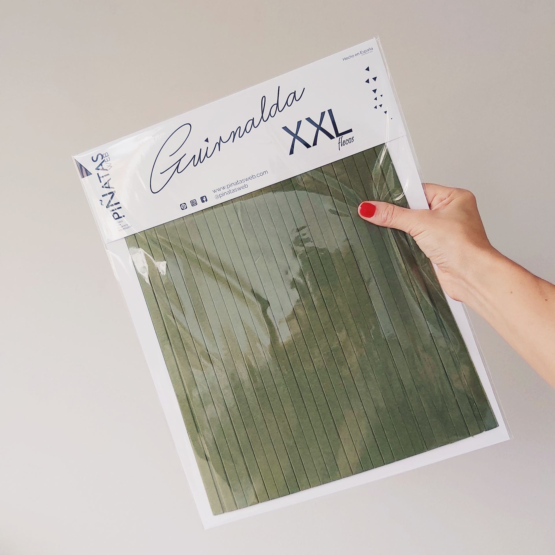 GUIRNALDA XXL VERDE MUSGO