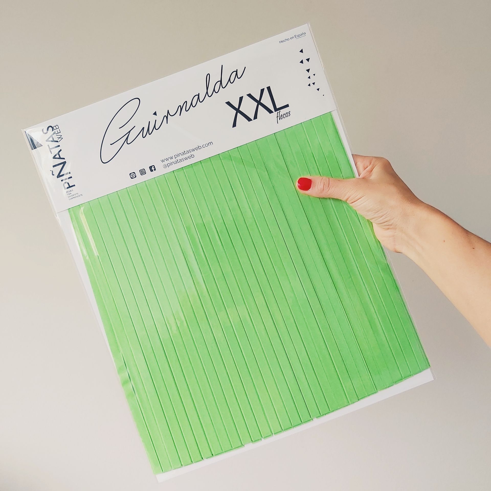 GUIRNALDA XXL VERDE MANZANA