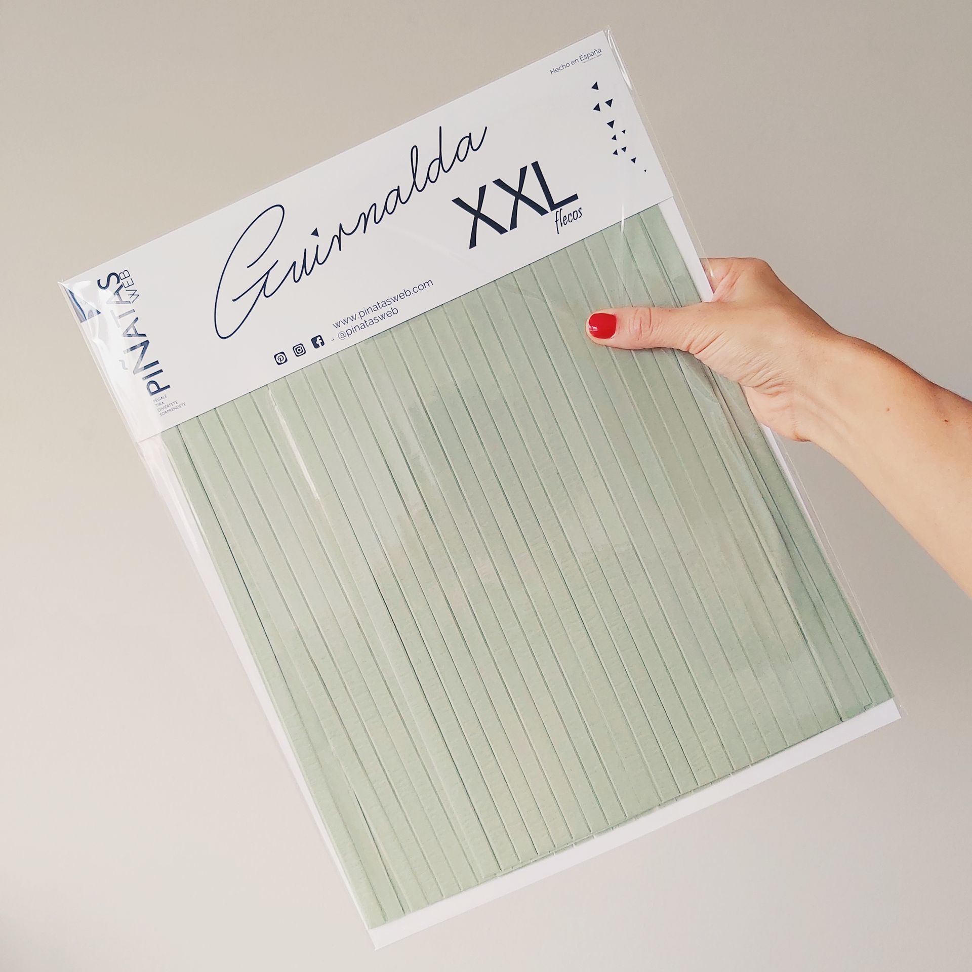 GUIRNALDA XXL VERDE CLARO