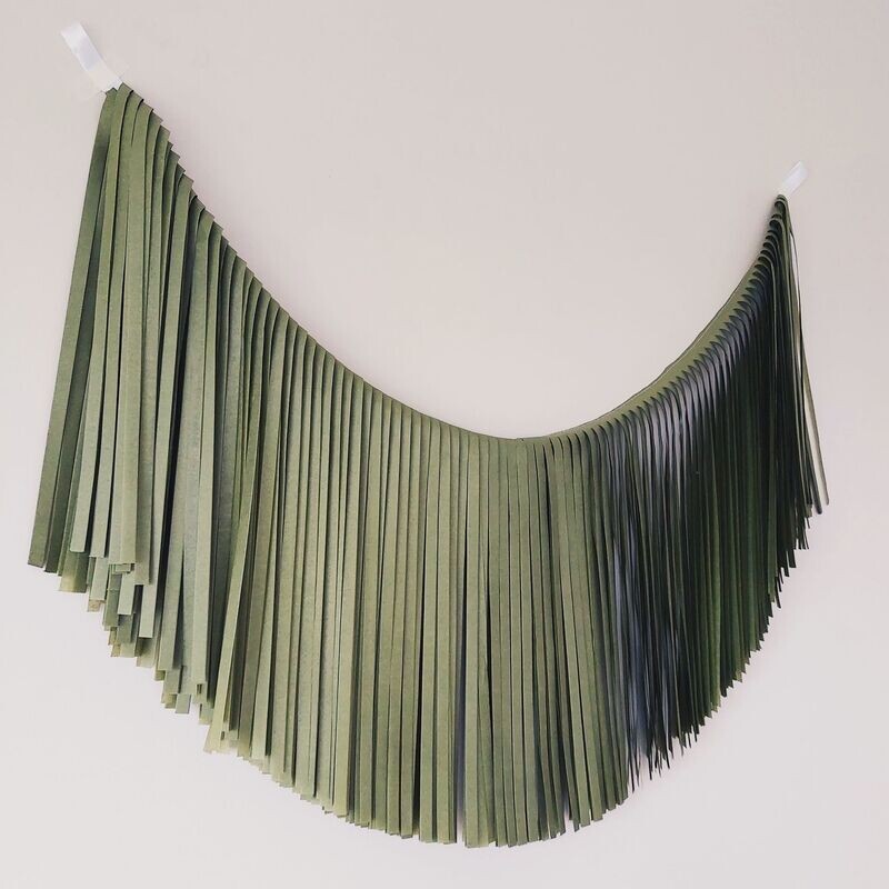 GUIRNALDA XXL VERDE MUSGO