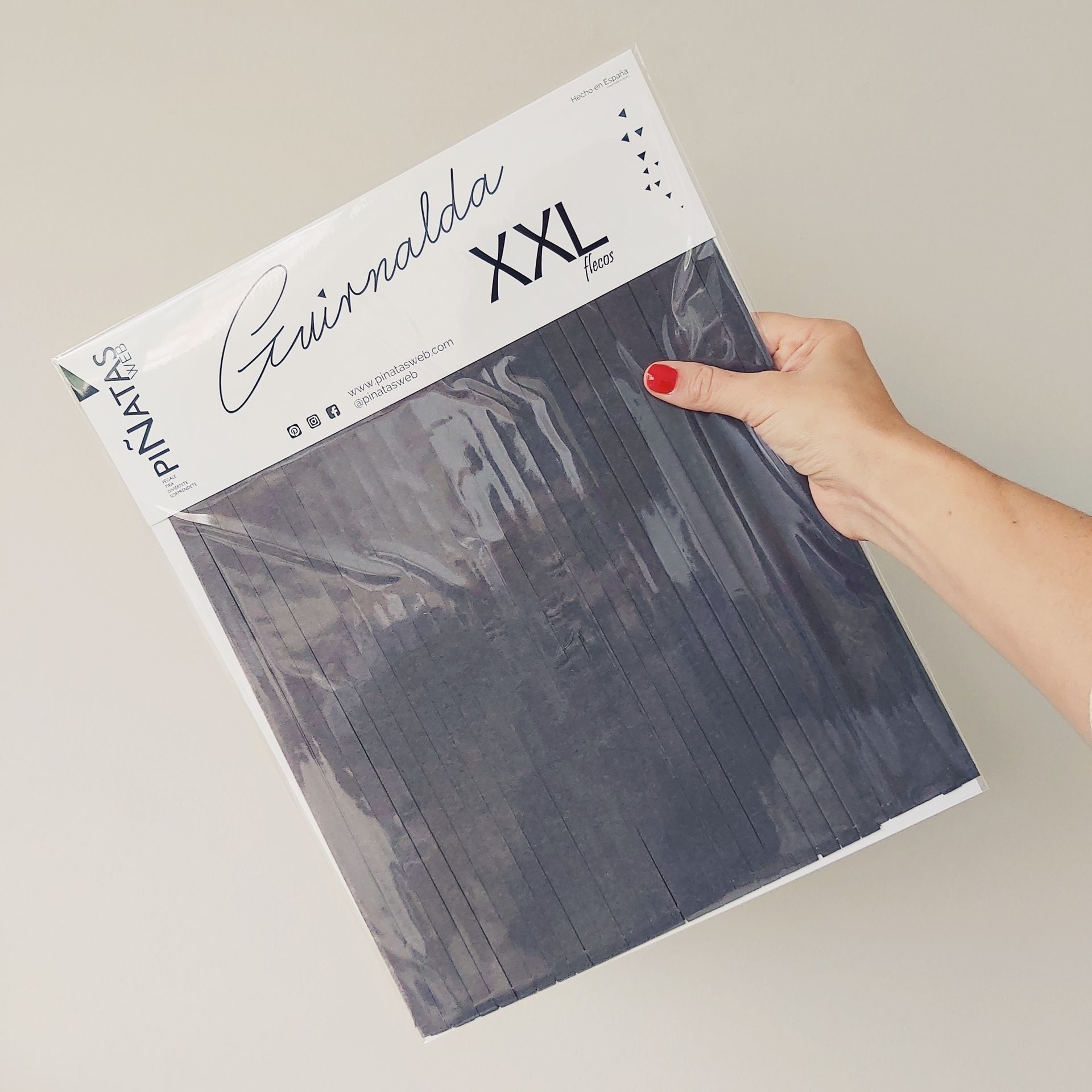 GUIRNALDA XXL GRIS PLOMO