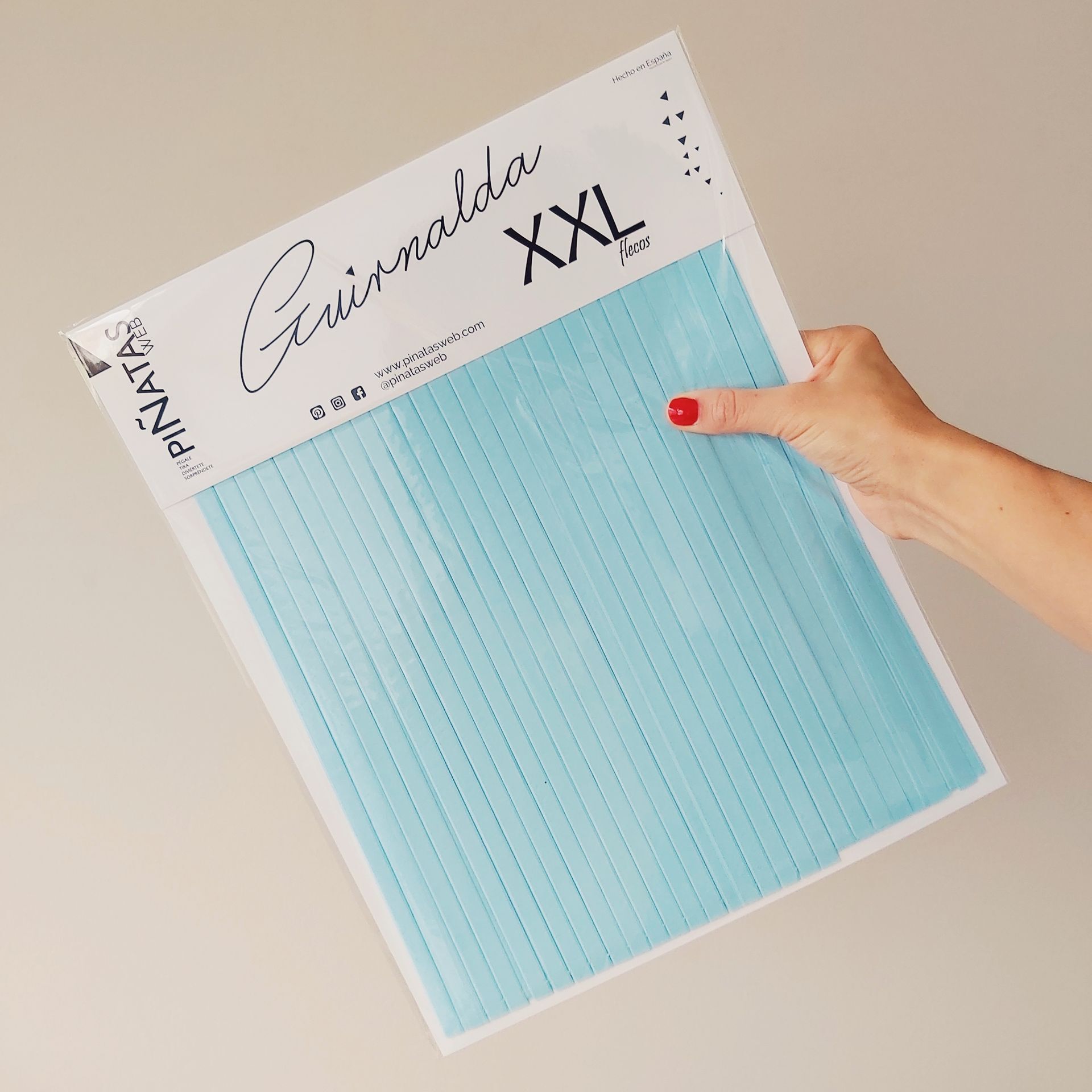 GUIRNALDA XXL CELESTE