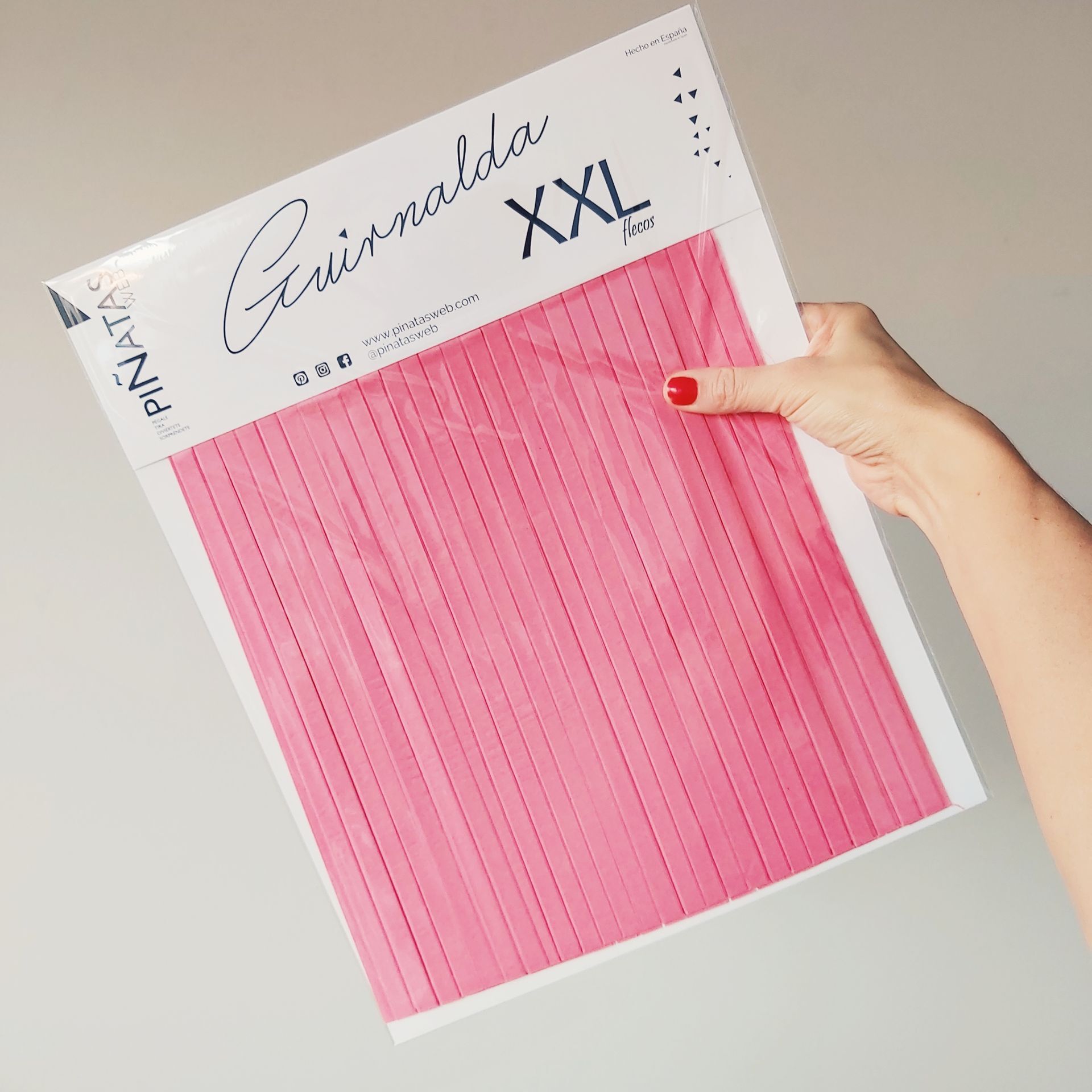 GUIRNALDA XXL ROSA SALMÓN