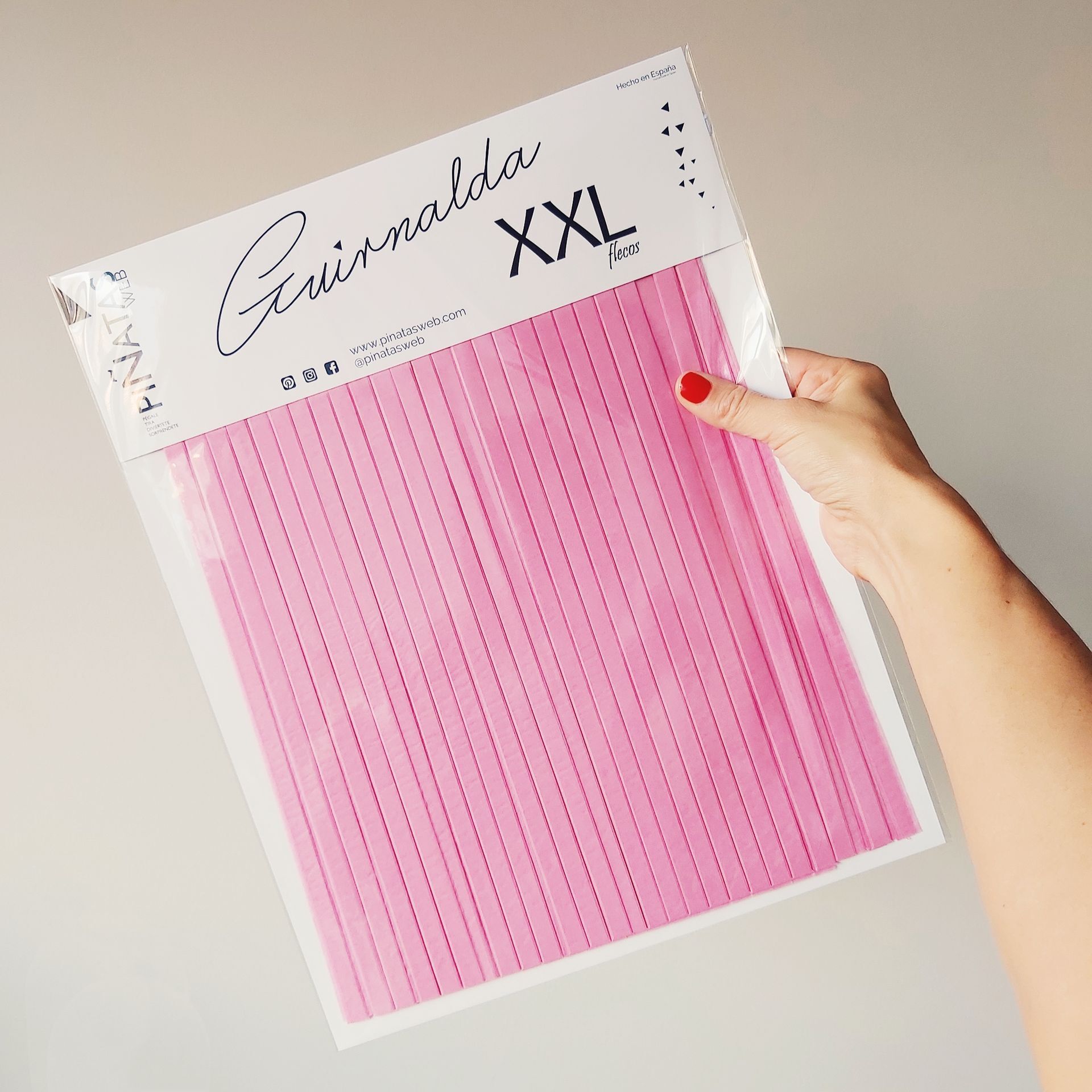 GUIRNALDA XXL ROSA CHICLE