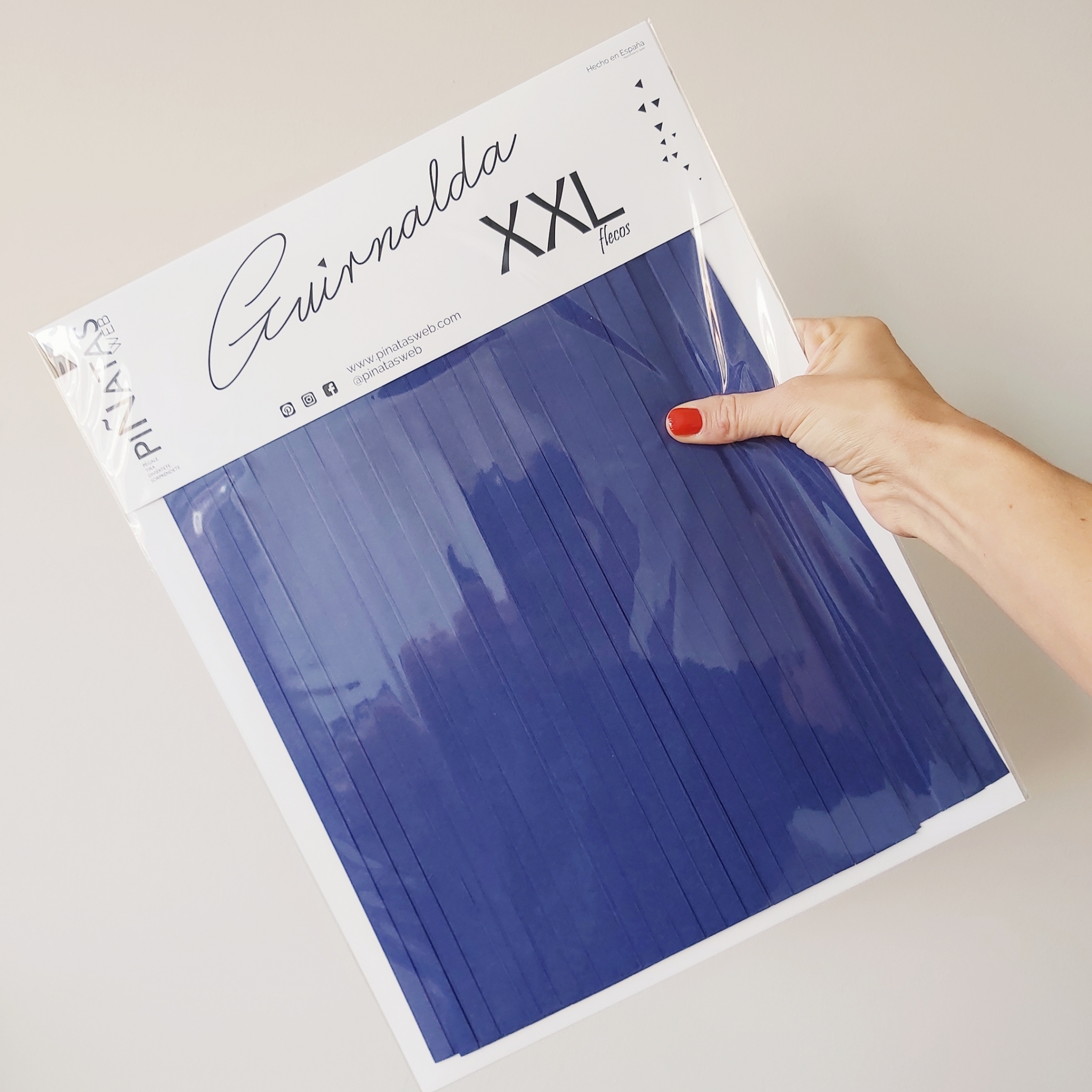 GUIRNALDA XXL AZUL MARINO