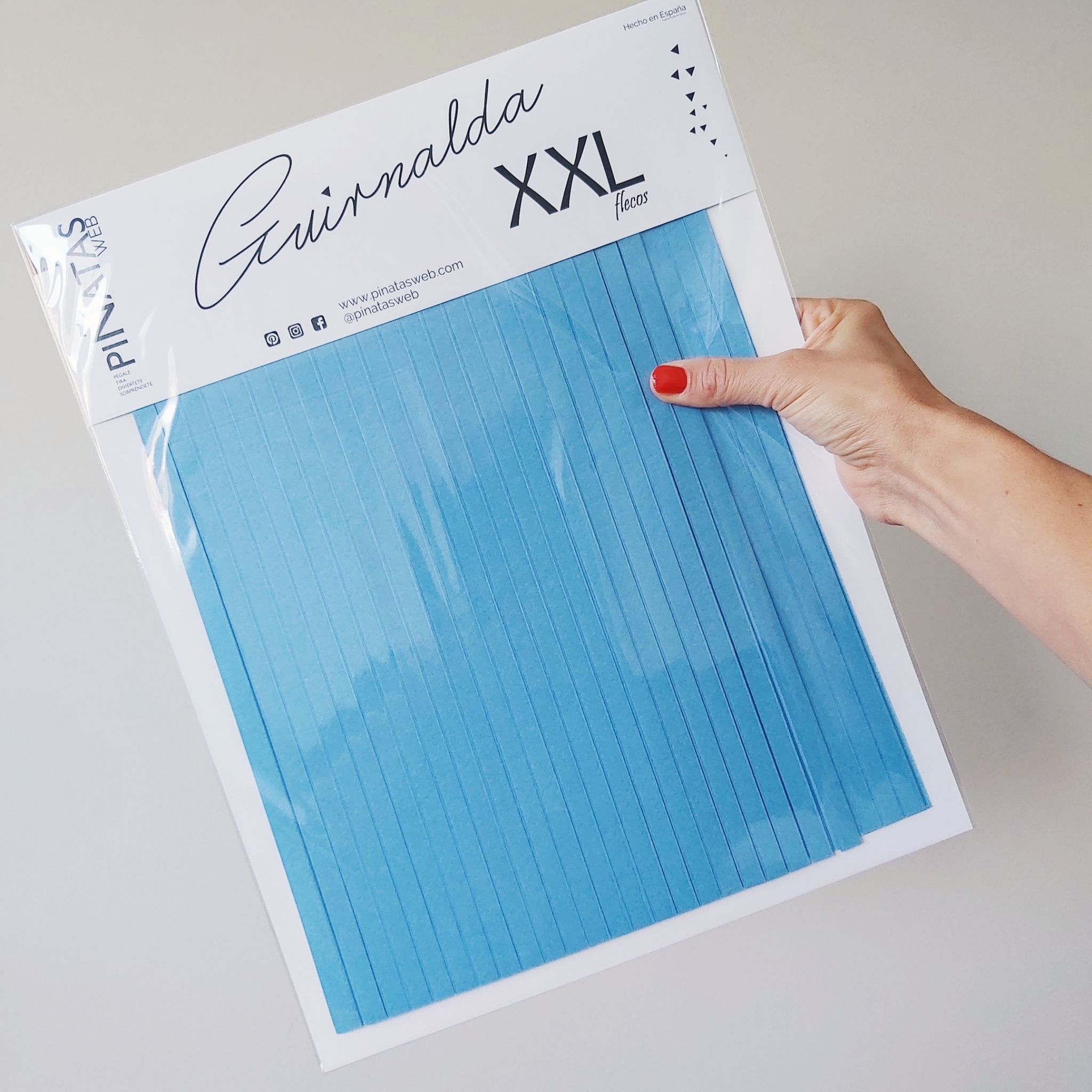 GUIRNALDA XXL AZUL CIELO