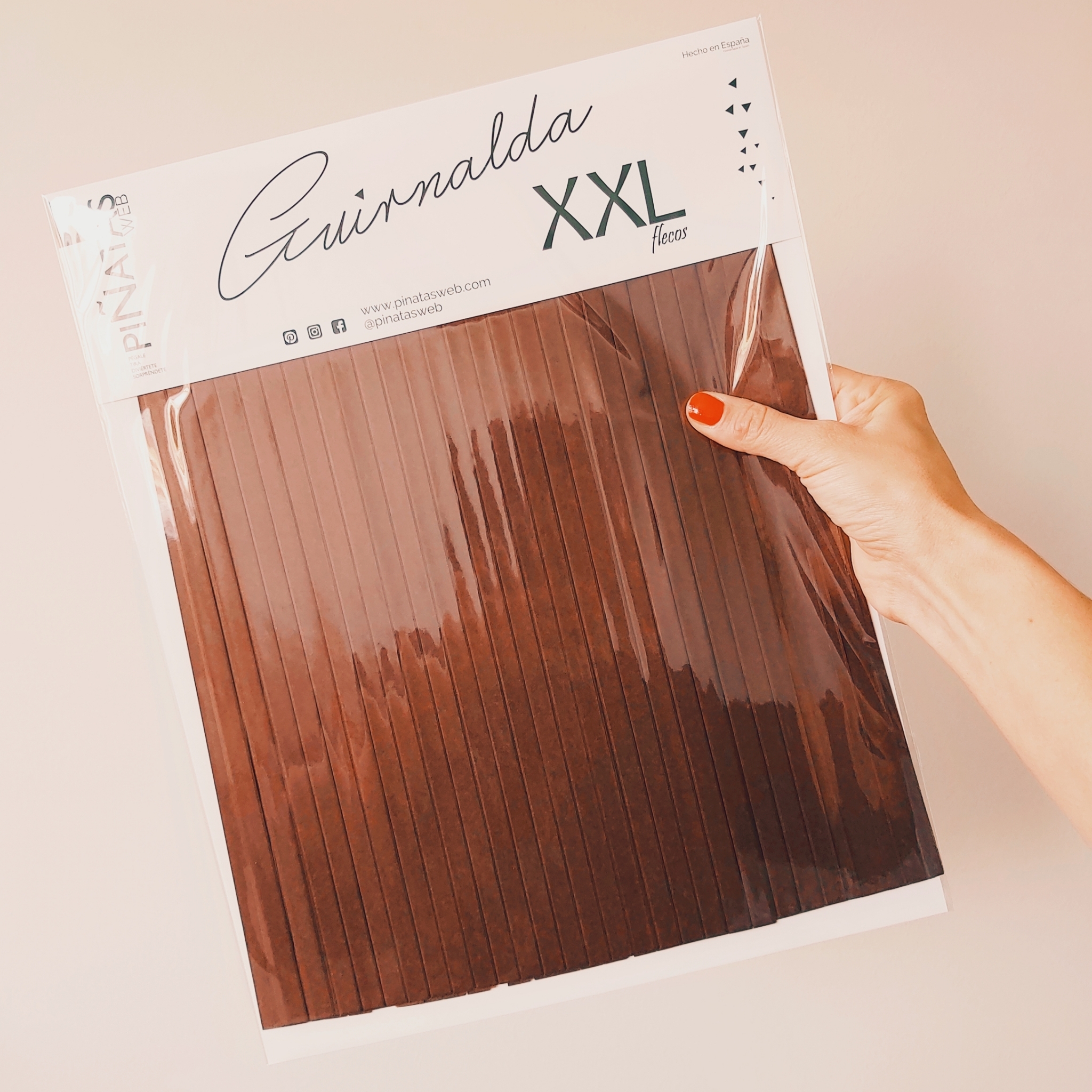 GUIRNALDA XXL MARRÓN NEW