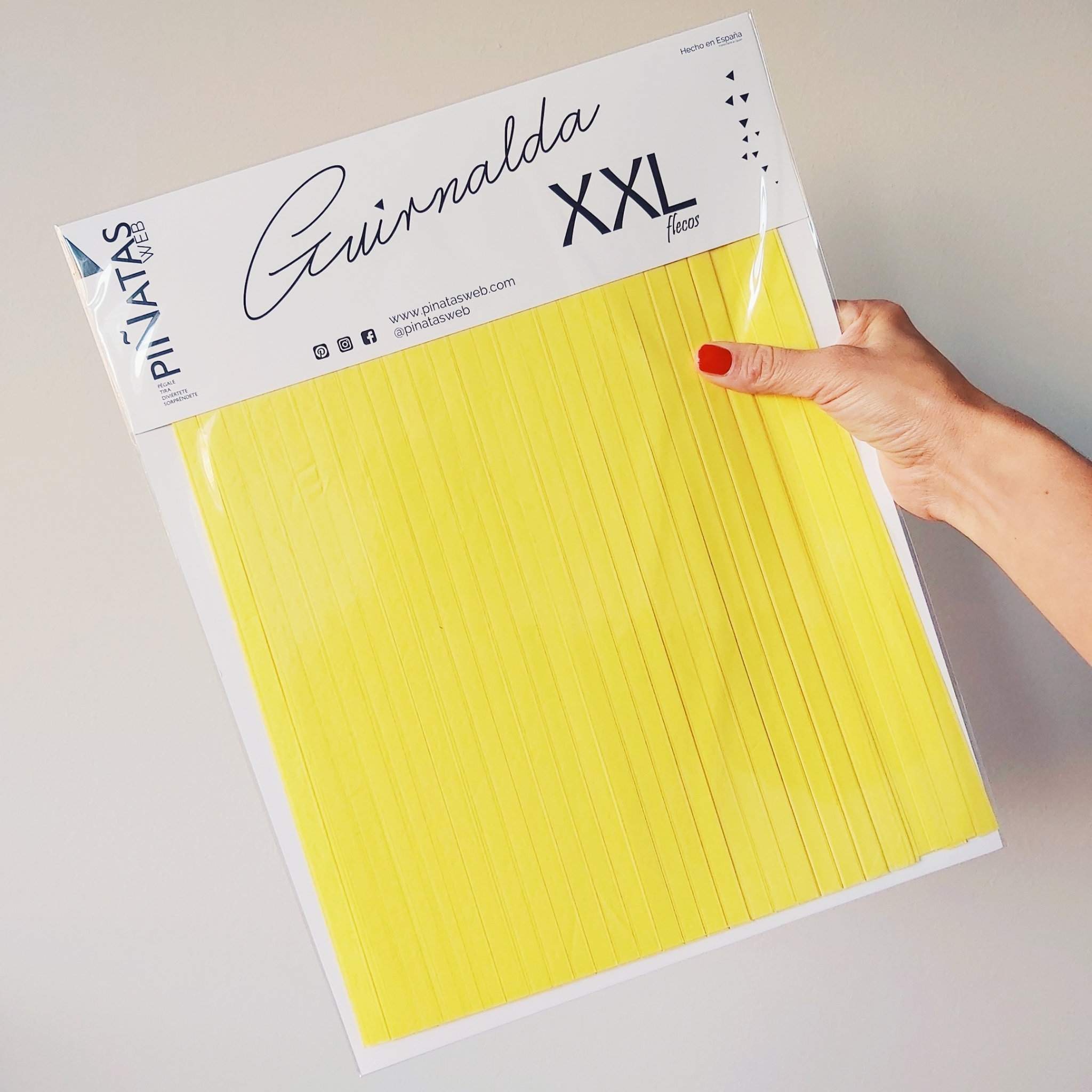 GUIRNALDA XXL AMARILLO CITRÓN