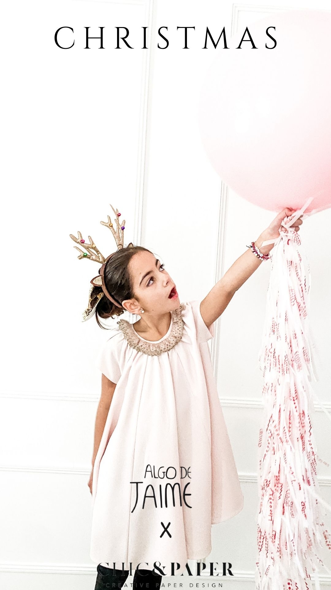 GUIRNALDA XXL ARBOLITO ROJO ALGO DE JAIME & CHICANDPAPER