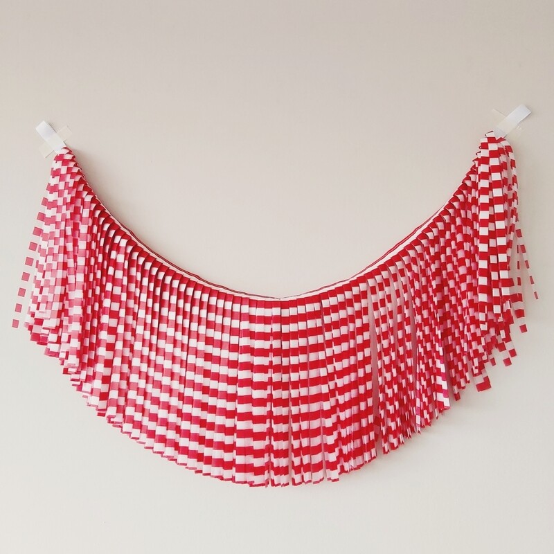 MINISTRIPES ROJO BLANCO 70CM