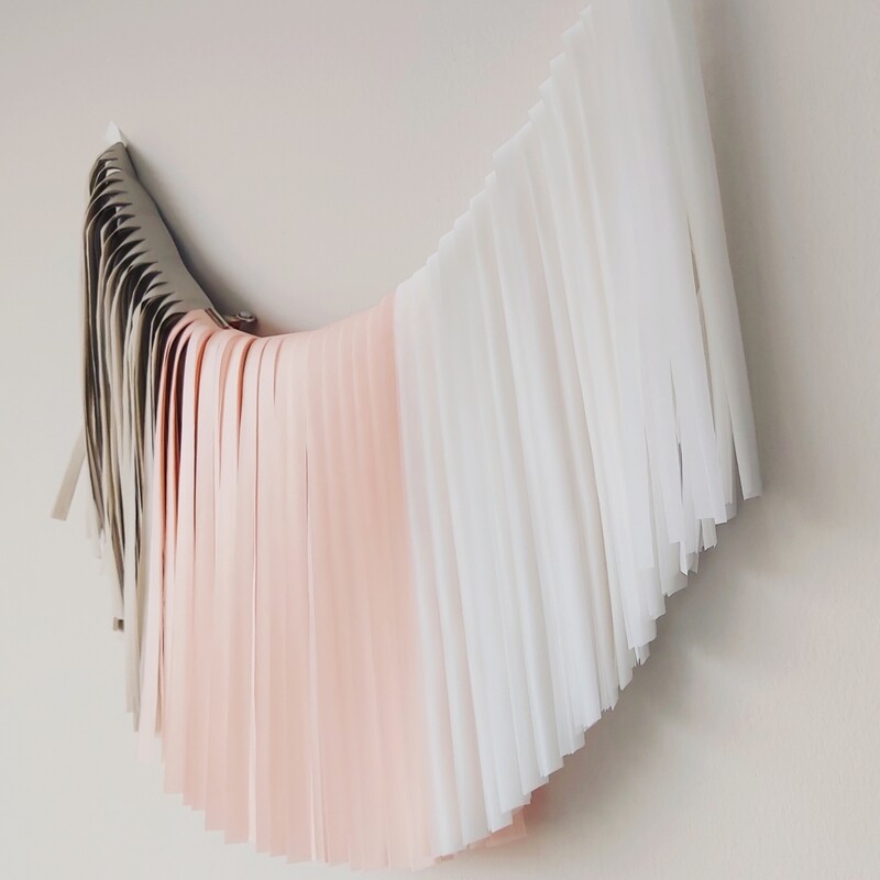 GREY PINK WHITE 70cm