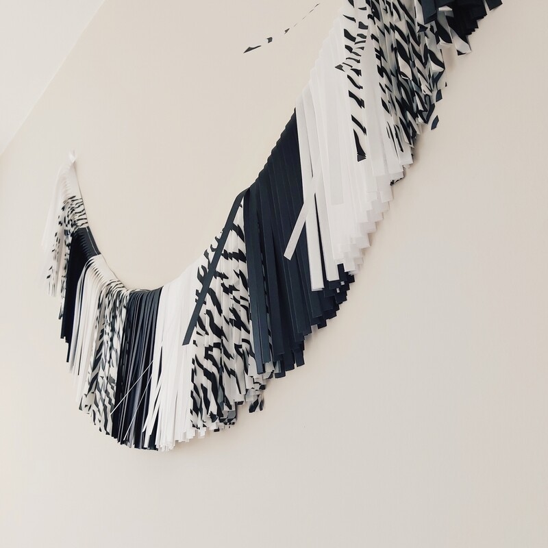 ZEBRA BLACK WHITE 140cm