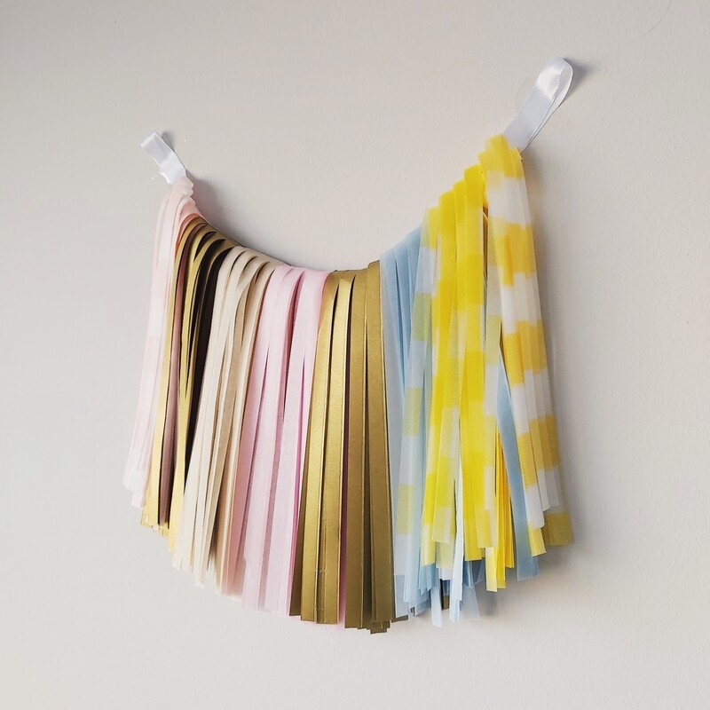 VICHY ROSA AMARILLO MULTITRAMO 35cm