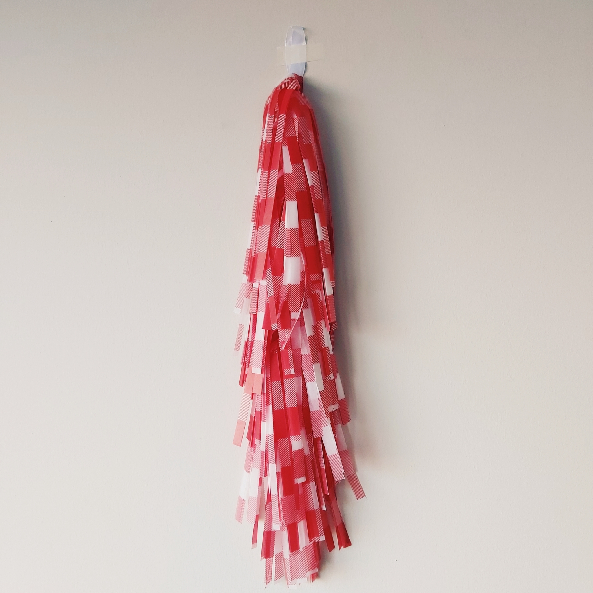 VICHY ROJO BLANCO 35cm