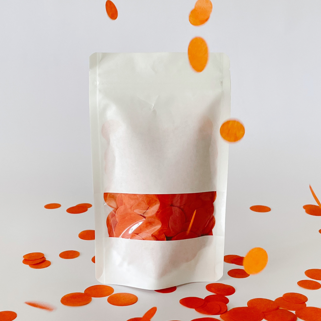 CONFETTI DE PAPEL SEDA MONOCOLOR OXIDO 15GR Y 30GR