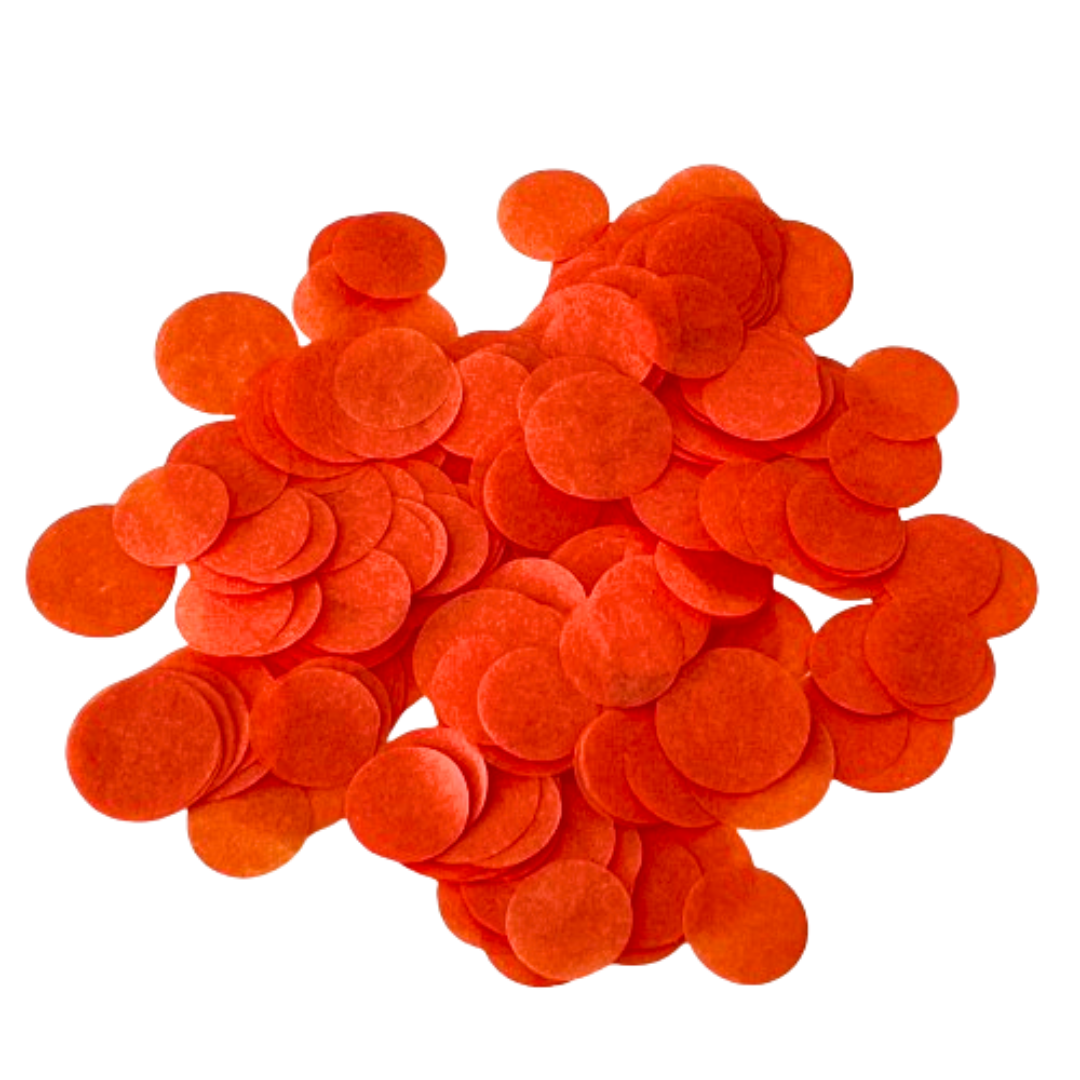 CONFETTI DE PAPEL SEDA MONOCOLOR OXIDO 15GR Y 30GR