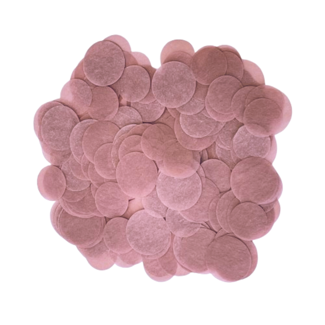 CONFETTI DE PAPEL SEDA MONOCOLOR ROSA OSCURO EMPOLVADO 15GR Y 30GR
