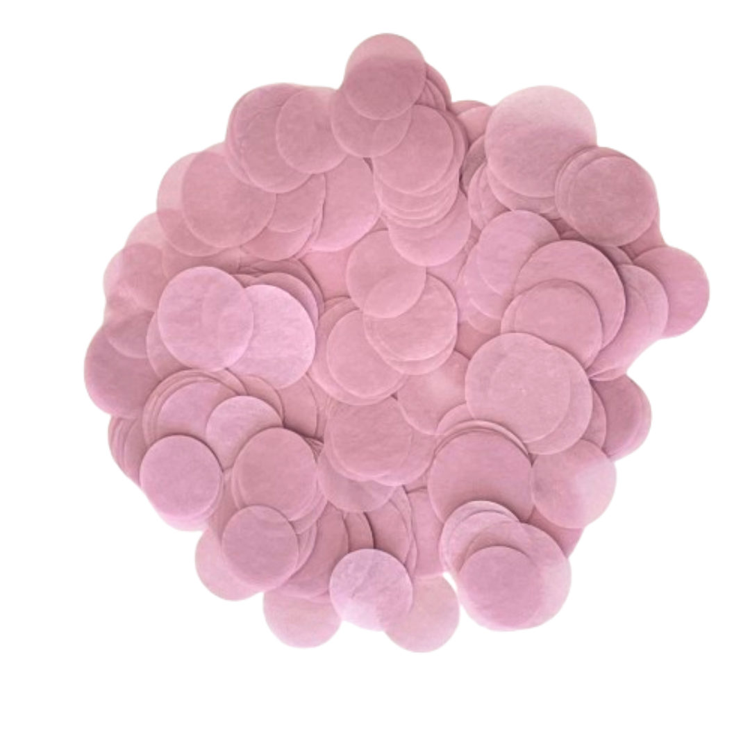 CONFETTI DE PAPEL SEDA MONOCOLOR LILA EMPOLVADO 15GR Y 30GR