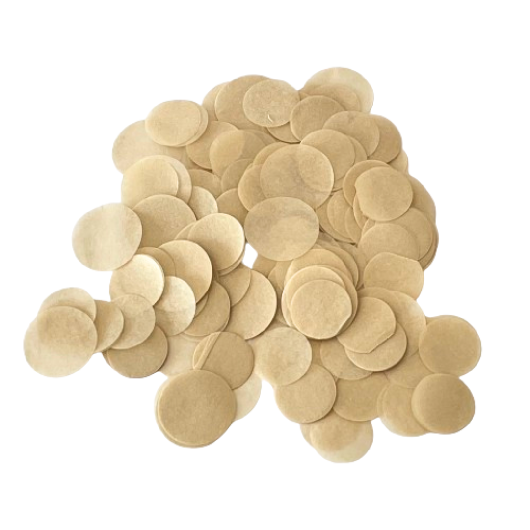 CONFETTI DE PAPEL SEDA MONOCOLOR ARENA 15GR Y 30GR