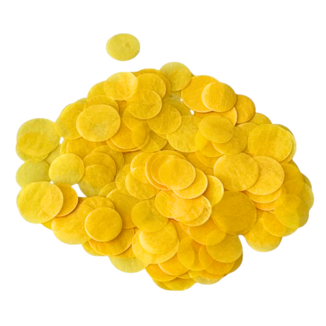 CONFETTI DE PAPEL SEDA MONOCOLOR YEMA 15GR Y 30GR