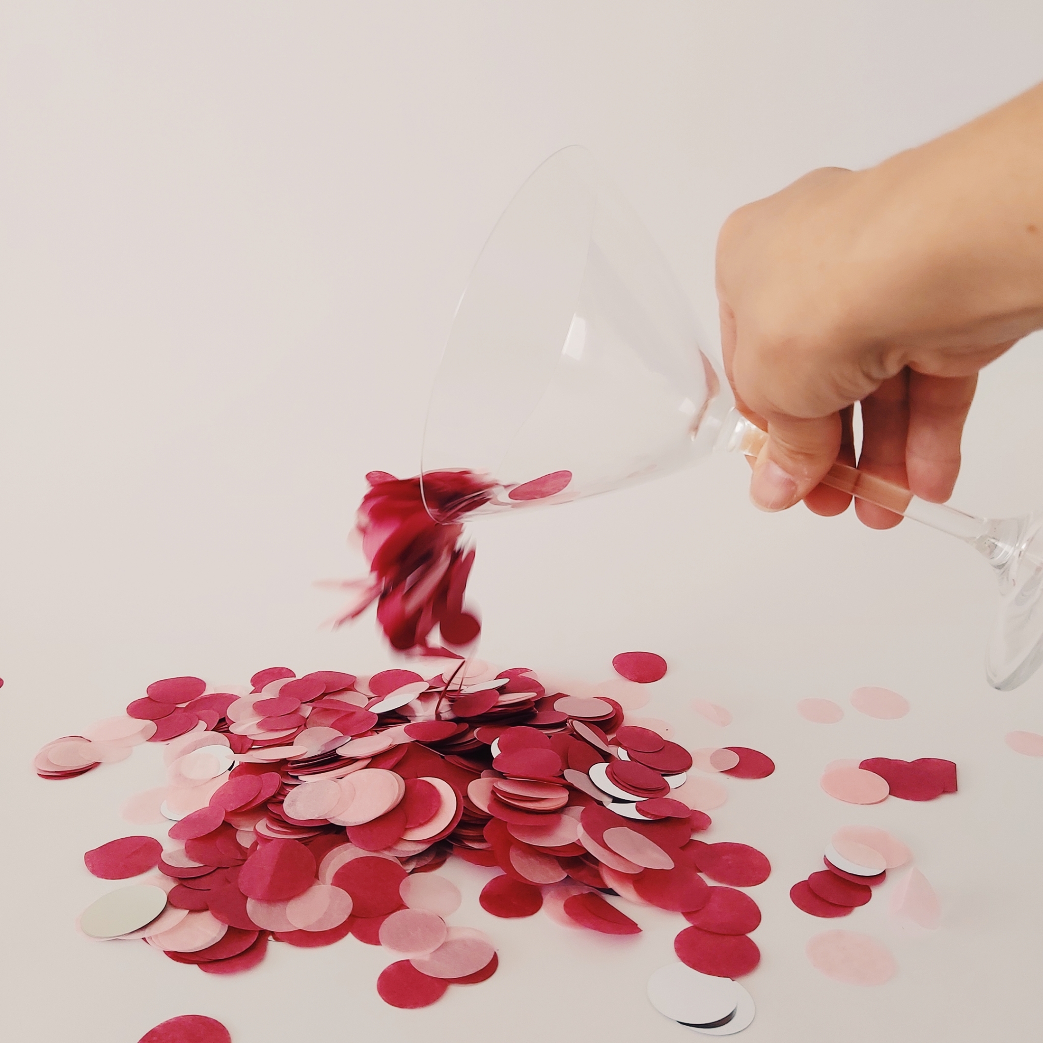 CONFETTI DE PAPEL SEDA MIX HOT PINK 30GR Y 250GR