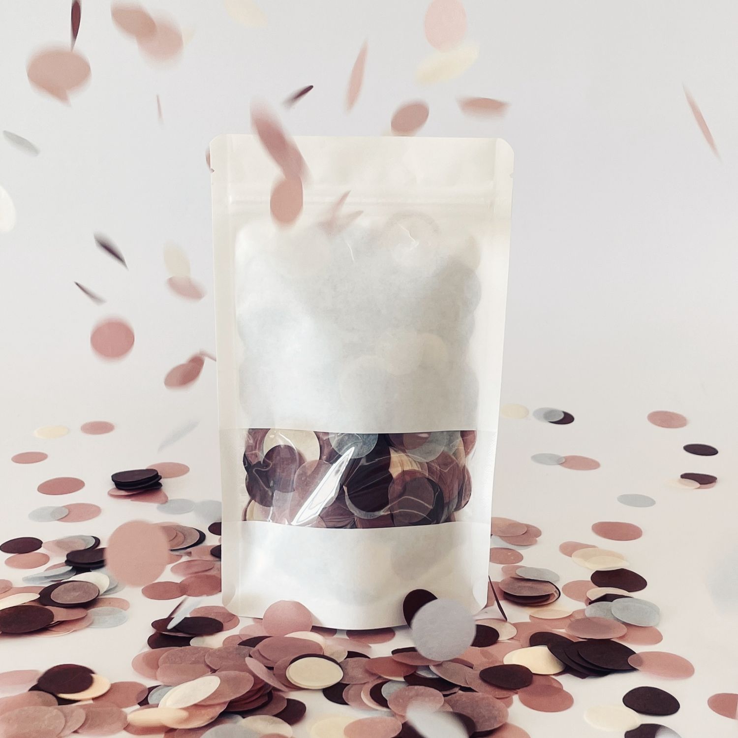 CONFETTI DE PAPEL SEDA MIX ROSA VINTAGE 30GR Y 250GR