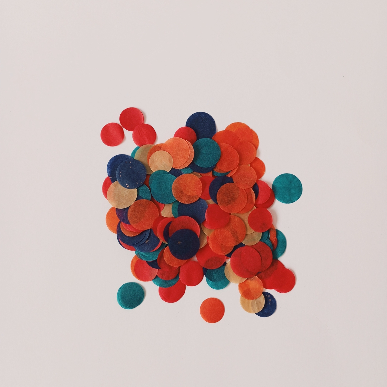 CONFETTI DE PAPEL SEDA MIX NOCHE ESTRELLAS 30GR Y 250GR