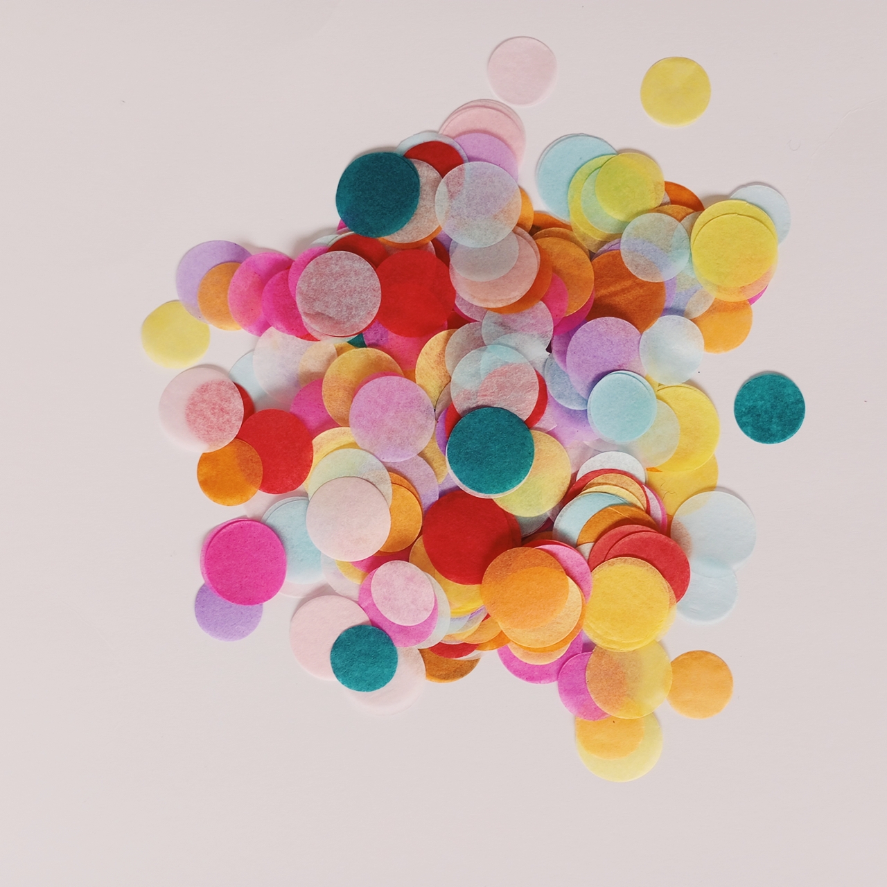 CONFETTI DE PAPEL SEDA MIX ARCOIRIS 30GR Y 250GR