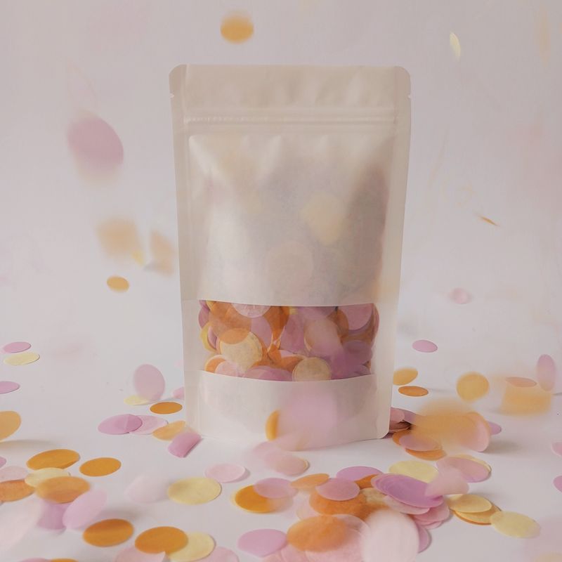 CONFETTI DE PAPEL SEDA MIX SWEET MOSTAZA 30GR Y 250GR