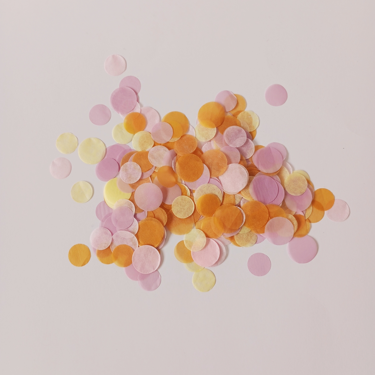 CONFETTI DE PAPEL SEDA MIX SWEET MOSTAZA 30GR Y 250GR