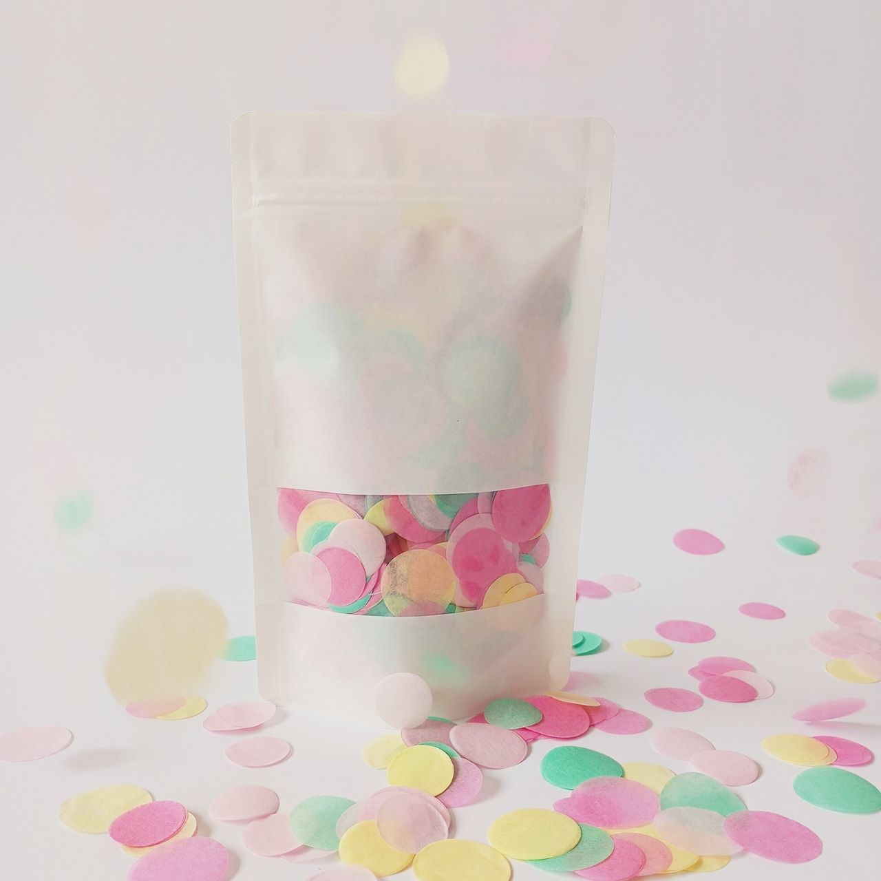 CONFETTI DE PAPEL SEDA MIX MINT PINKS 30GR Y 250GR