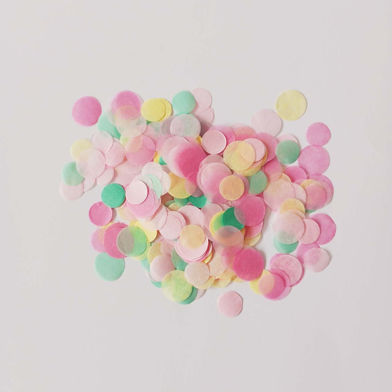 CONFETTI DE PAPEL SEDA MIX MINT PINKS 30GR Y 250GR