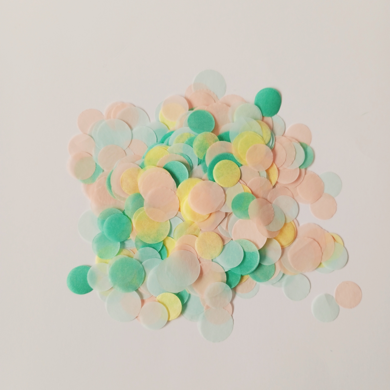 CONFETTI DE PAPEL SEDA MIX SWEET MINT DUST PINK 30GR Y 250GR